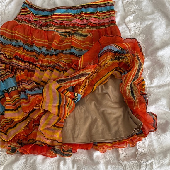 Nique Vibrant Striped A-Line Skirt
Rodeo Time Houston!! - Picture 4 of 6